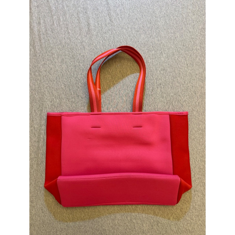 SUMMERSALT Neoprene Beach Tote Pink Red Large FabFitFun Pool Bag
